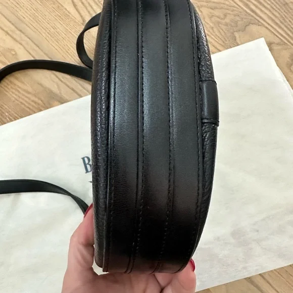 Burberry Black Pebbled Leather Crossbody - Picture 6 of 11